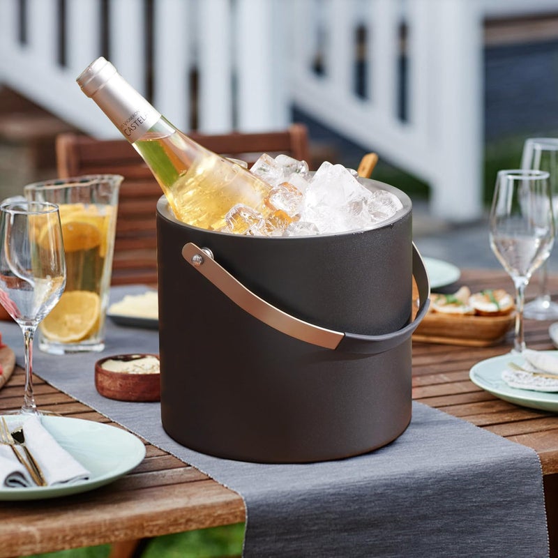 Five Home 3.2L Insulated Ice Buckets for Parties, Elegant Double Wall Stainless Steel Champagne Buckets with Lid & Scoop,Ideal for Cocktail Bar, Chilling Wine, Champagne - Image 5